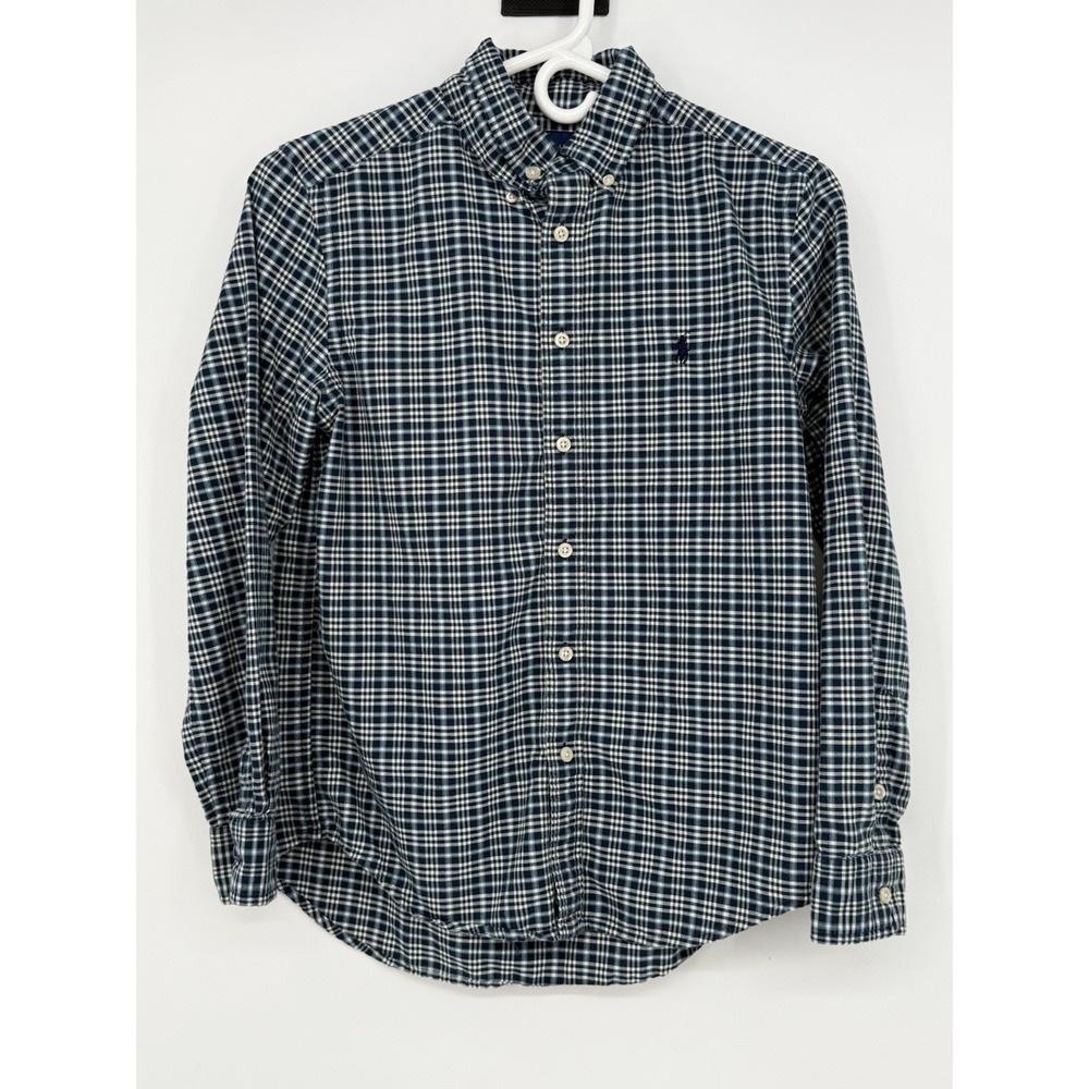 Ralph Lauren Boys Long Sleeve Button Down Large 14-16